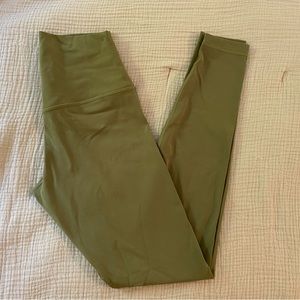 Lululemon Align High-Rise Pant 28” bronze green